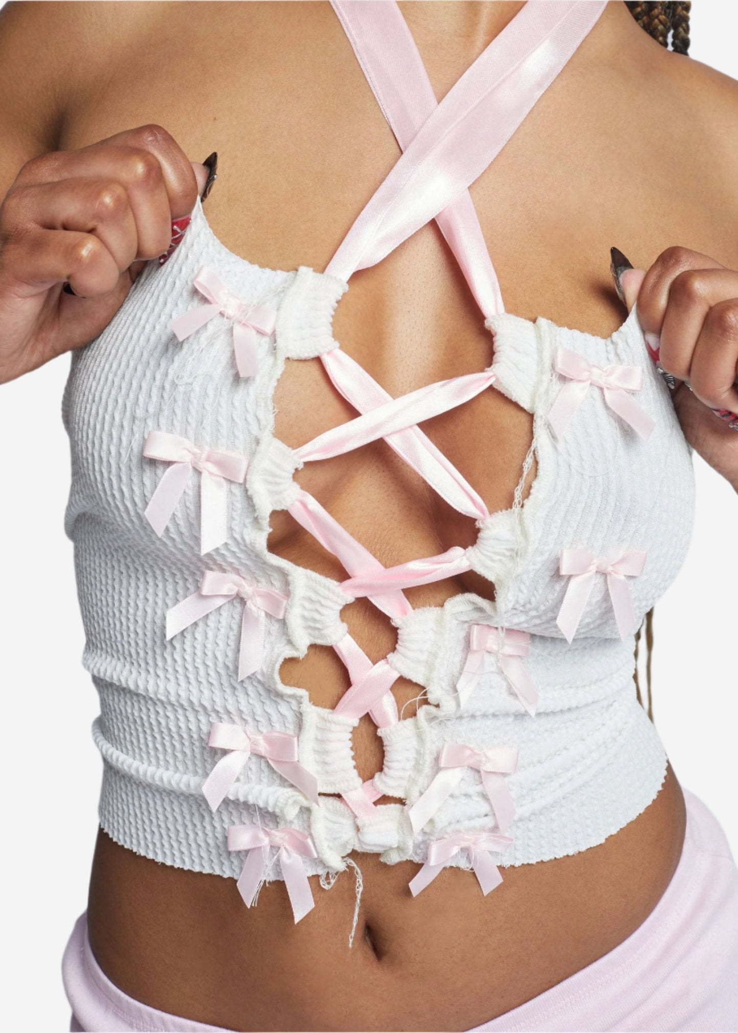 PINK , GELATIN ༻∞ TOP