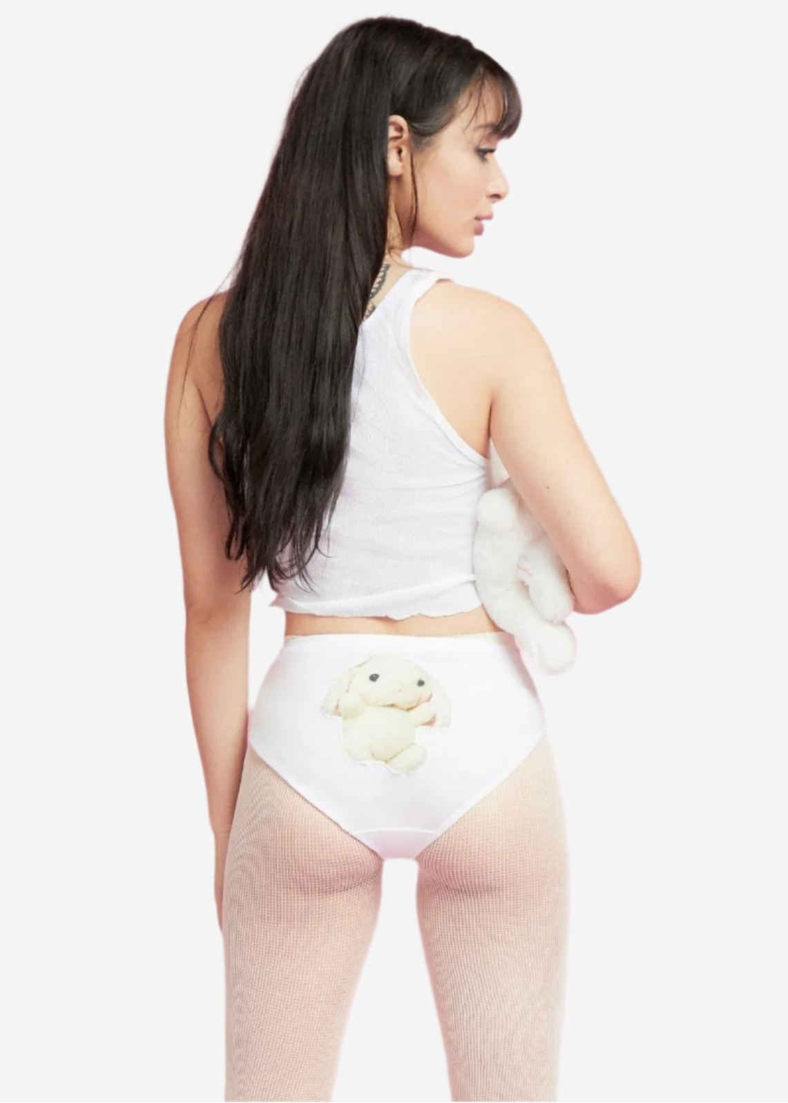 PINK TUNA . WHITE UNDIES