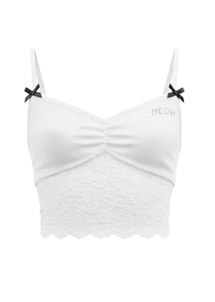 KITTY WHISPERS LACE TOP