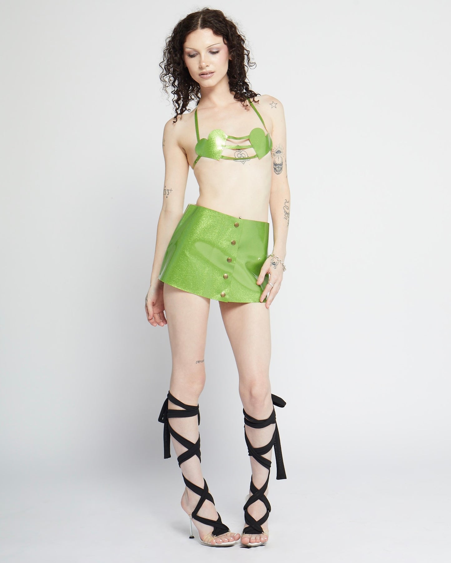 SUGA BB 2.0 Micro Bra in Serpentine Green