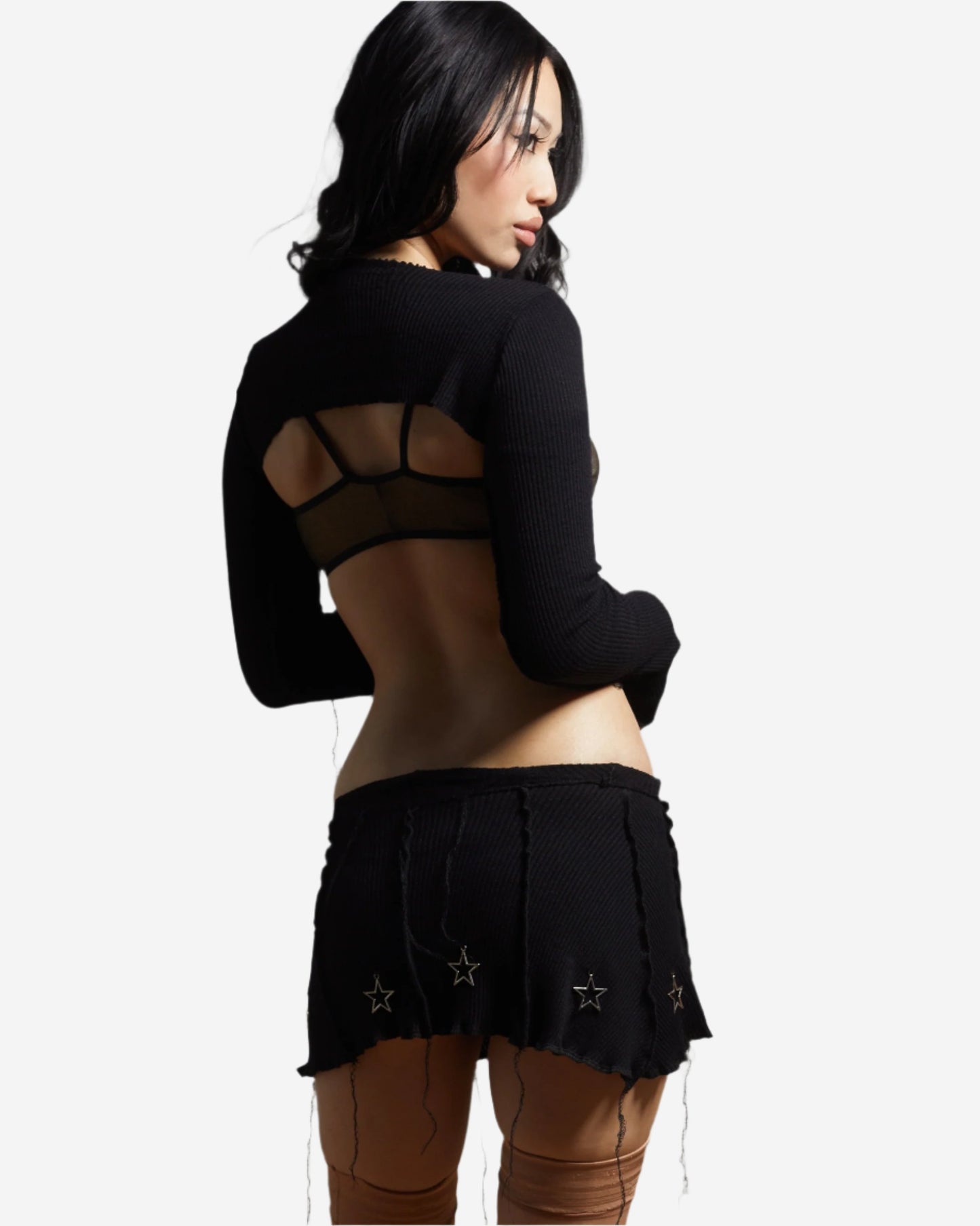 Black jelly ,, almond ā š©ā¤ļøšŖ Mini skirt