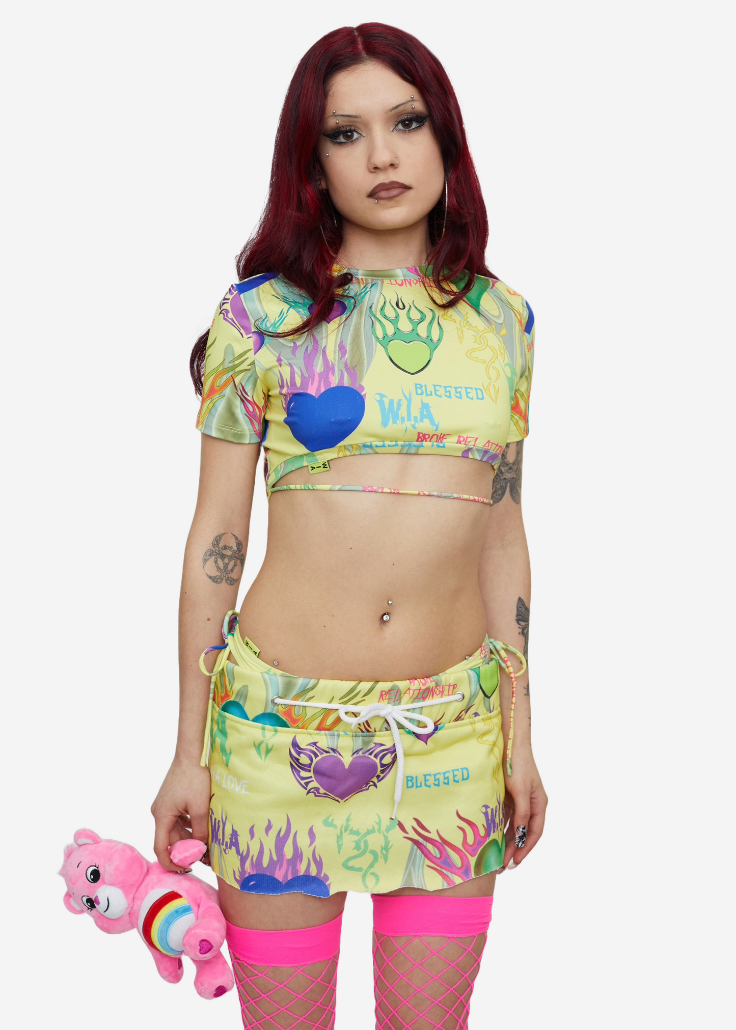 BE MINE CROP TOP