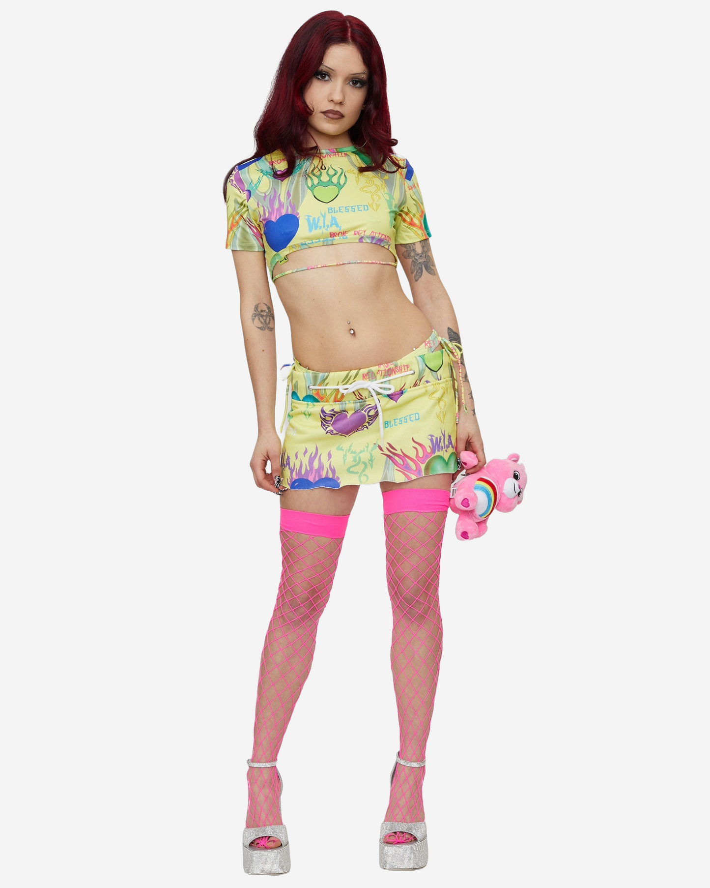 BE MINE CROP TOP