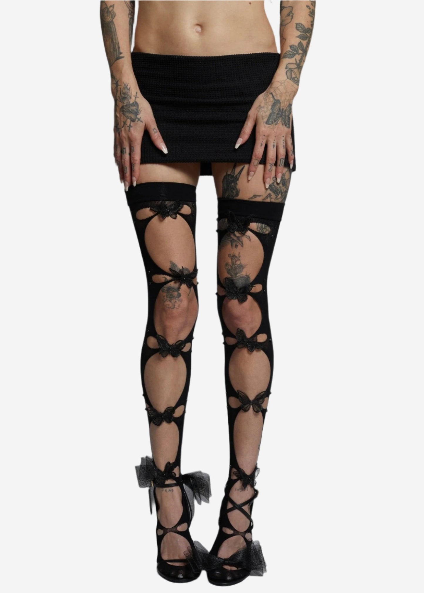 BUTTERFLY BABI THIGH HIGHS