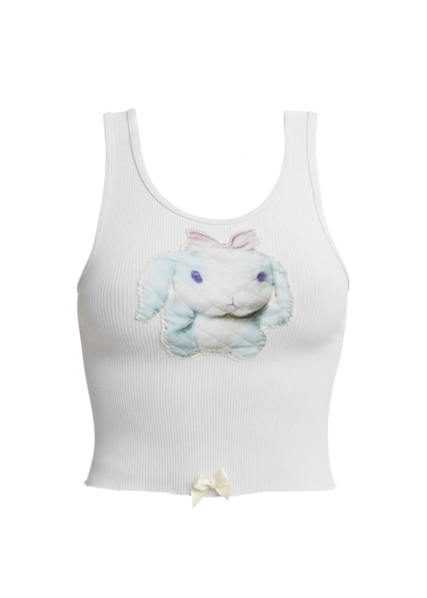 STICKY RICE . WHITE TANK .