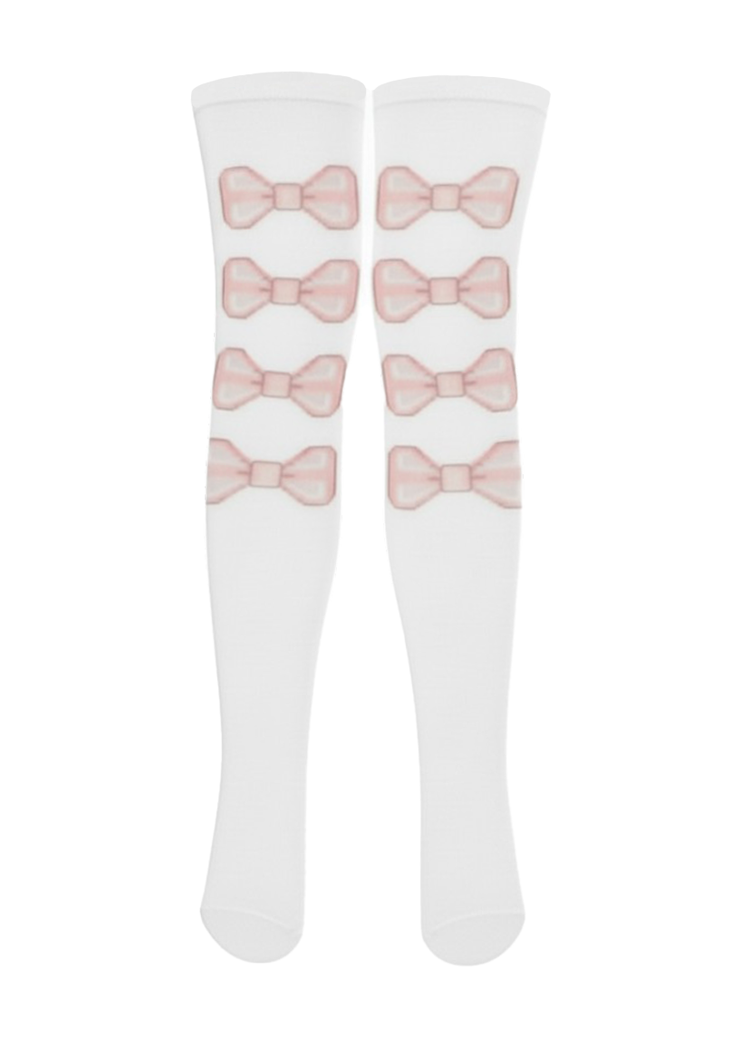 CYB3R BOW THIGH HIGHS