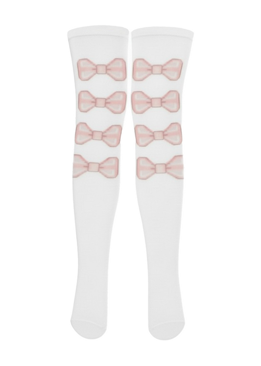 CYB3R BOW THIGH HIGHS