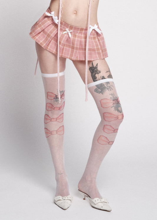 𝒩𝐸𝒲! CYB3R BOW THIGH HIGHS