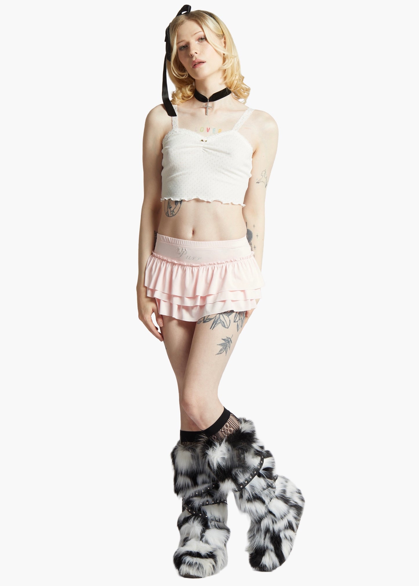 PLAYFUL PURR MINI SKORT