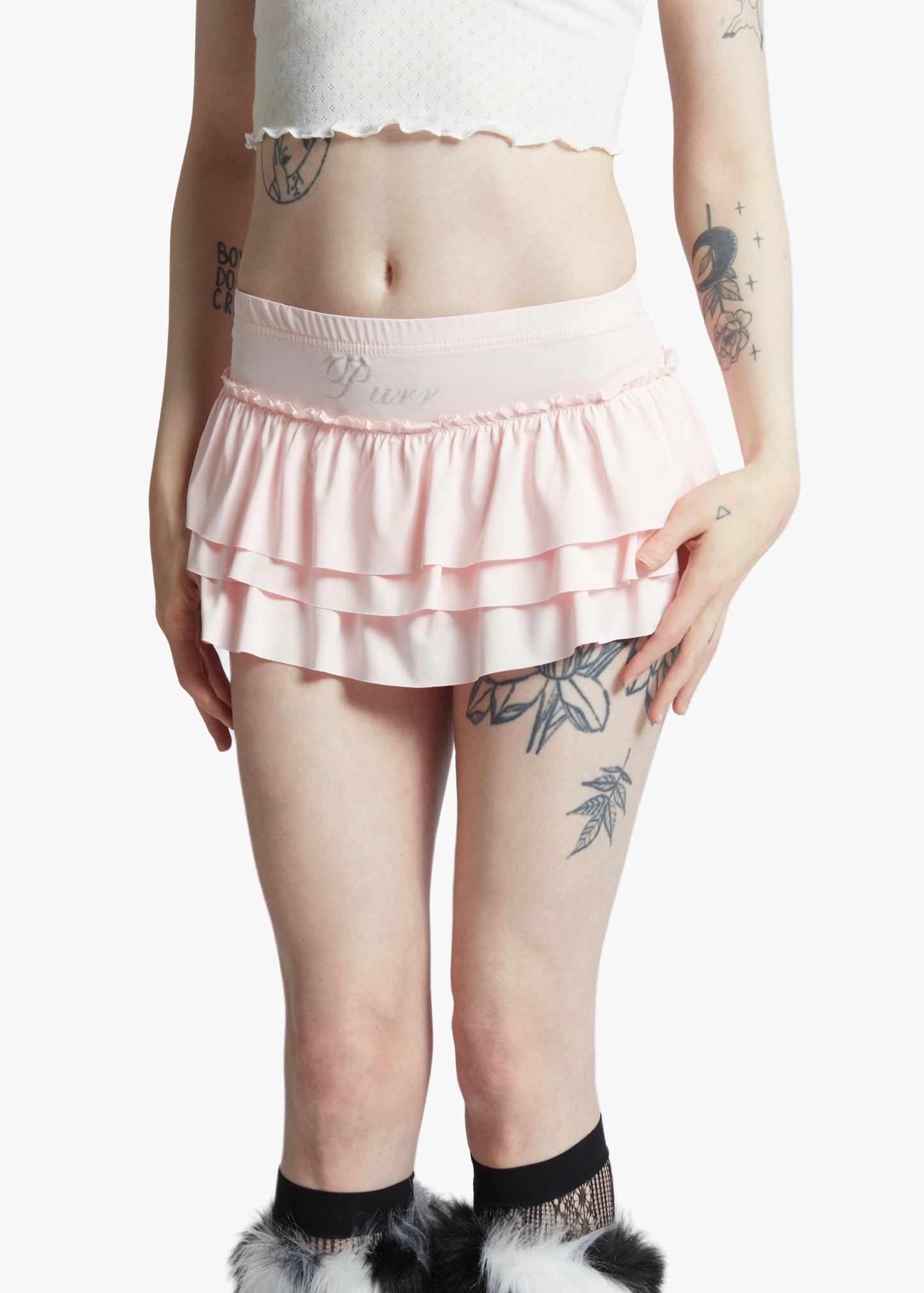 PLAYFUL PURR MINI SKORT