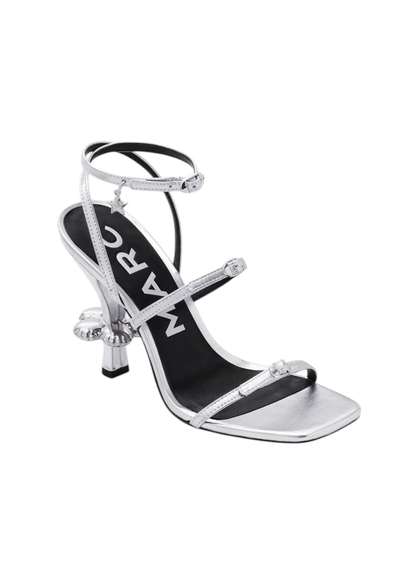 THE METALLIC LEATHER DAISY SANDALS