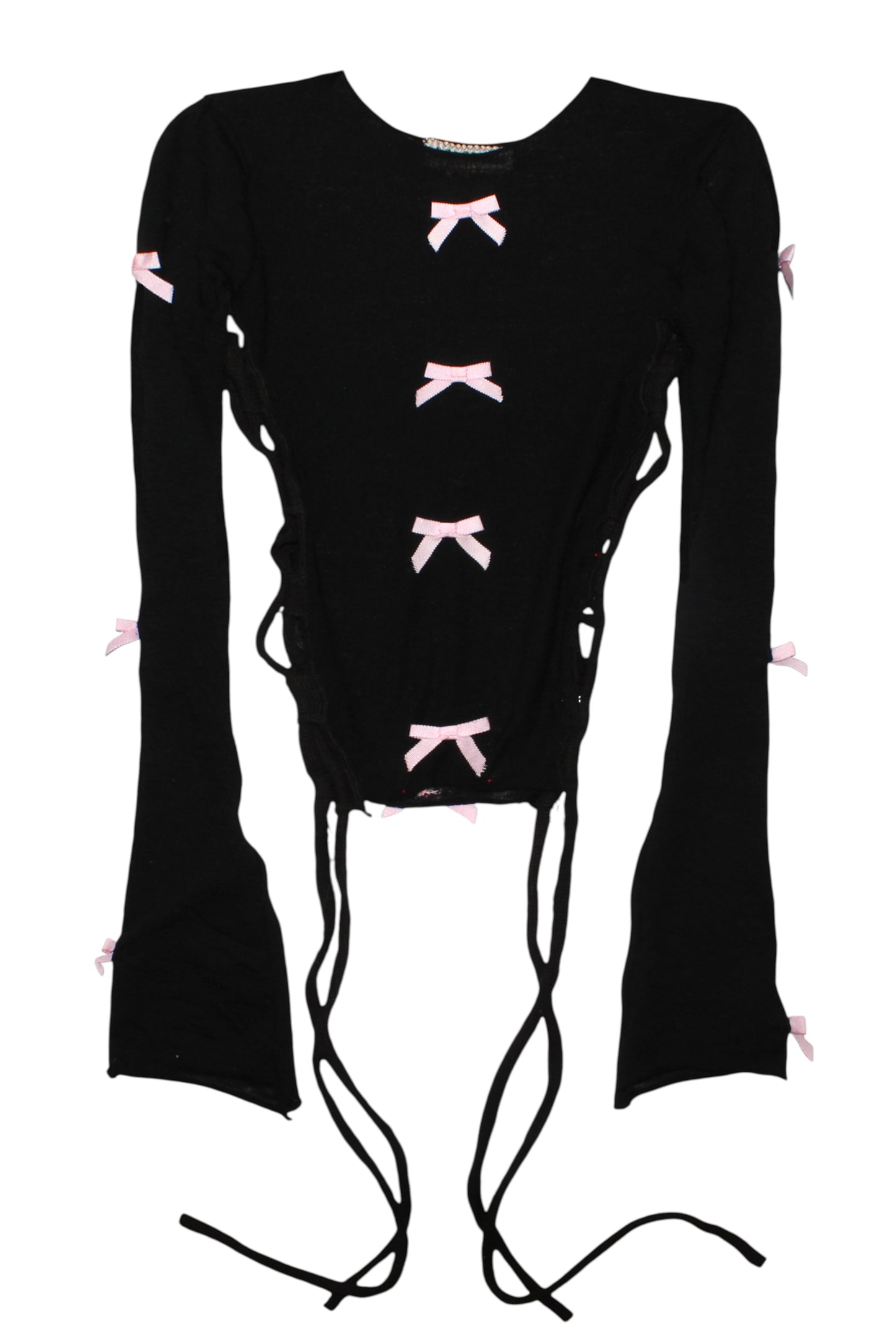 ₊ ⊹₍ᐢᐢ₎ ᰔ BLK PINK LONGSLEEVE 🎀