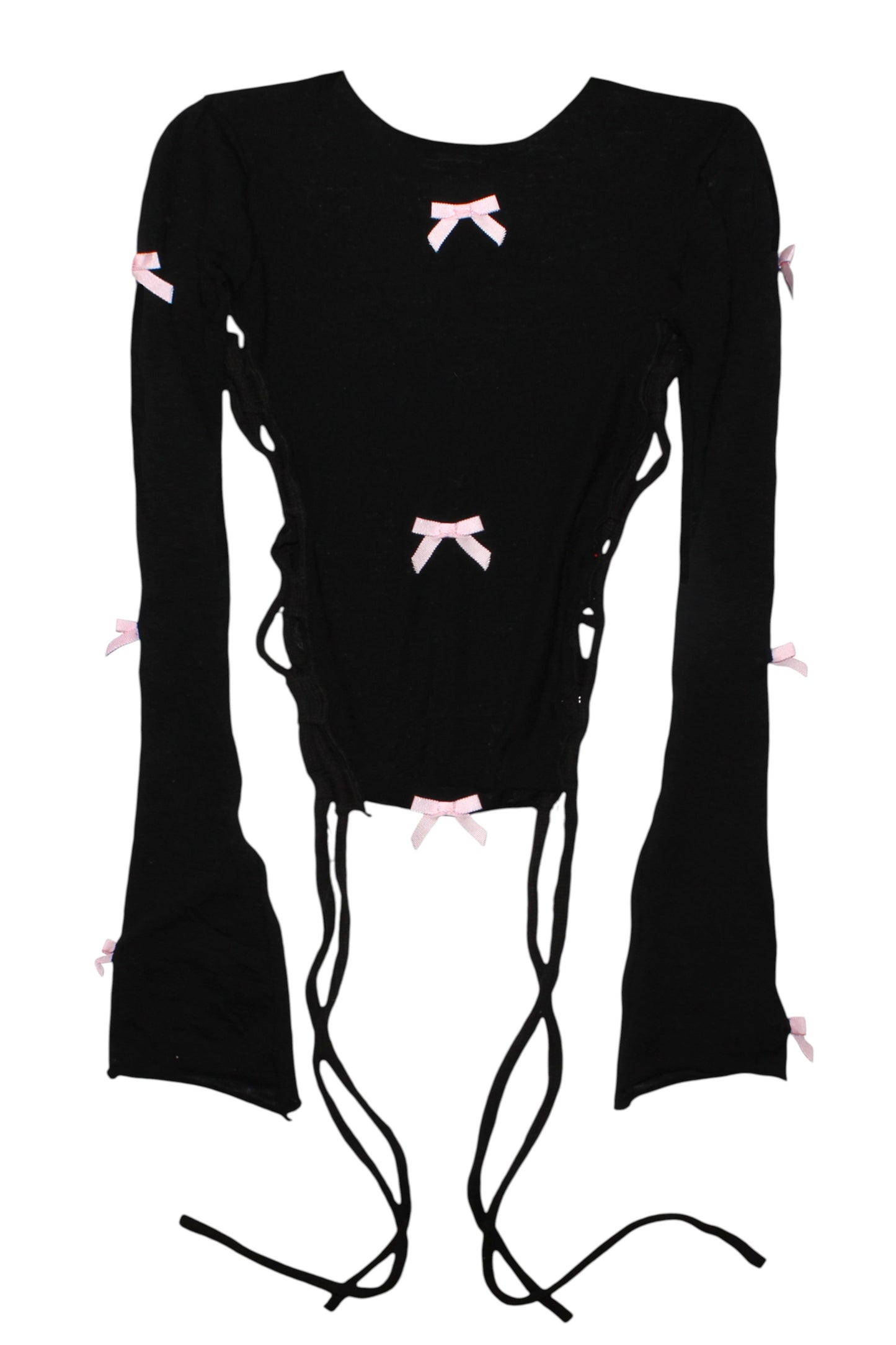 ₊ ⊹₍ᐢᐢ₎ ᰔ BLK PINK LONGSLEEVE 🎀