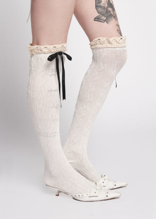𝒩𝐸𝒲! VICTORIAN MEOW SOCKS