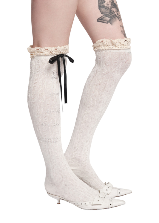 VICTORIAN MEOW SOCKS