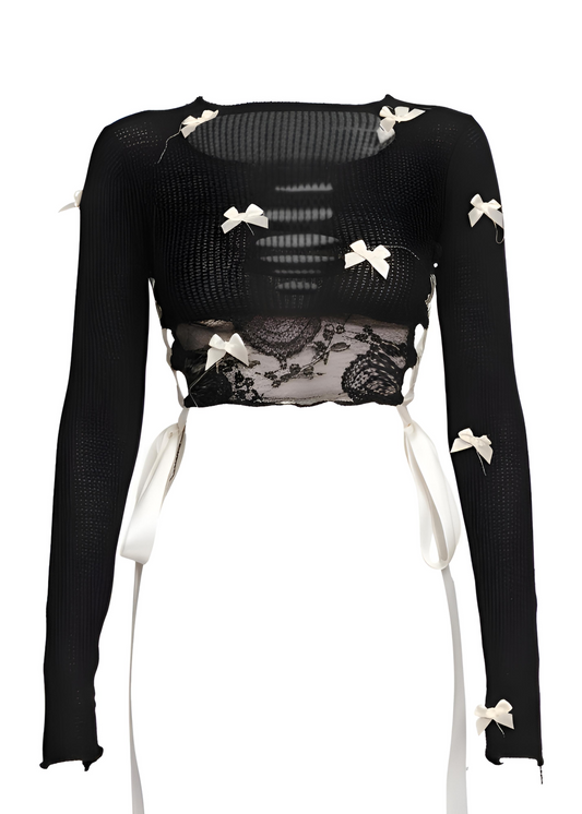 𝕓𝕝𝕒𝕔𝕜 ｡✮ 𝕞𝕚𝕝𝕜 SWEATER