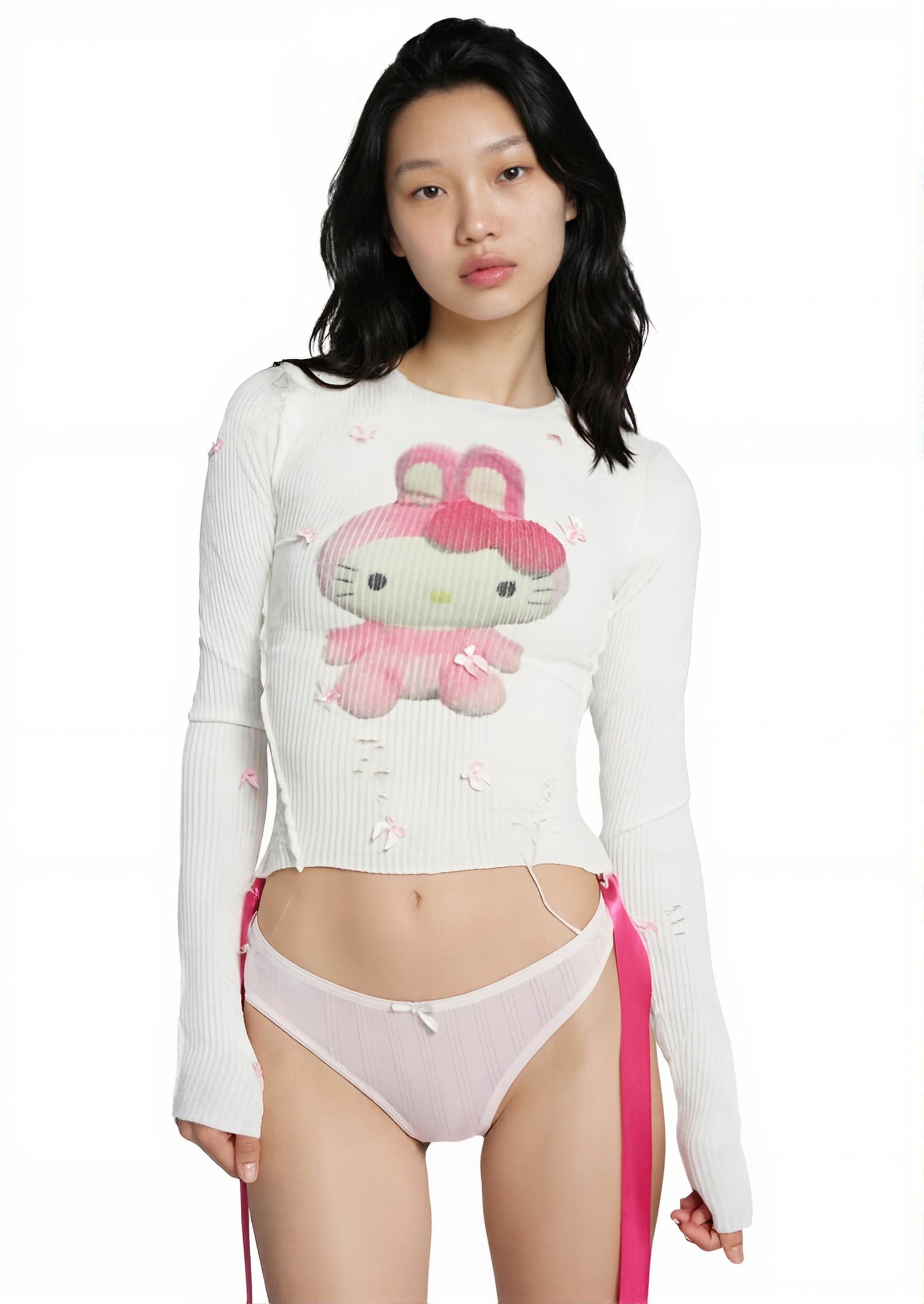 ノ ♡～⑅ MEOW LONGSLEEVE ｡.｡:+*